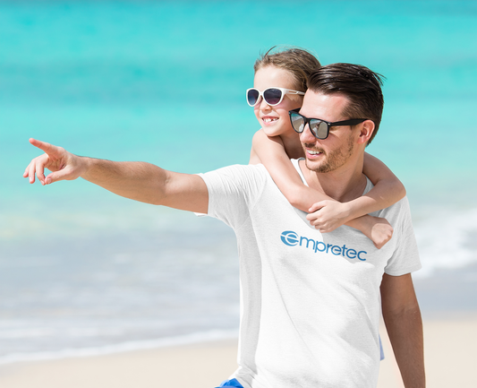 Tricou unisex cu logo mare